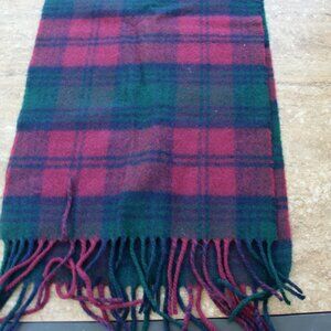 Harrods Lambswool plaid scarf